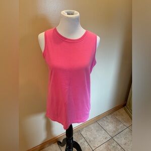 St. John’s Bay Women’s Pink Cotton Tank Top Size Medium